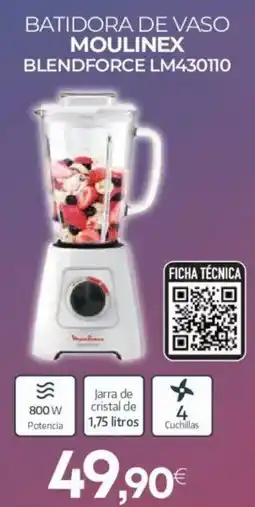 Tien 21 MOULINEX Batidora de vaso blendforce lm430110 oferta