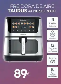 Tien 21 TAURUS Freidora de aire af1703xd 360xl oferta