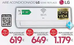 Tien 21 LG Aire acondicionado serie replace oferta