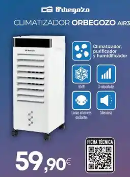Tien 21 ORBEGOZO Climatizador air36 oferta