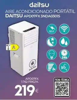 Tien 21 DAITSU Aire acondicionado portátil apd07fx 3nda03015 oferta