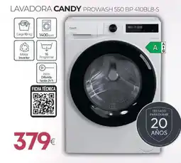 Tien 21 CANDY Lavadora prowash 550 bp 410bl8-s oferta