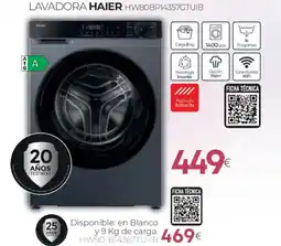 Tien 21 HAIER Lavadora hw80bp14357gtuib oferta