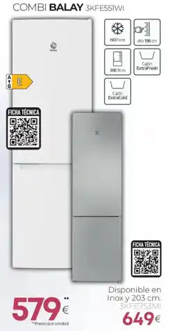 Tien 21 BALAY Combi 3kfe551wi oferta