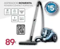 Tien 21 ROWENTA Aspirador ro4b11ea compact power xxl oferta