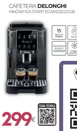 Tien 21 DELONGHI Cafetera magnifica start ecam220.22.gb oferta