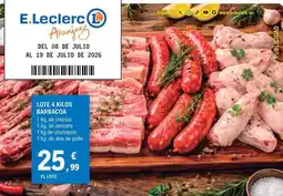 E.Leclerc Lote 4 kilos barbacoa oferta
