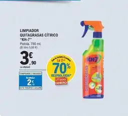 E.Leclerc Kh-7 - limpiador quitagrasas citrico oferta