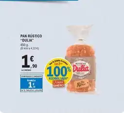 E.Leclerc Pan rustico oferta