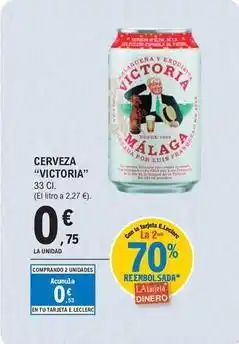 E.Leclerc Victoria - cerveza oferta