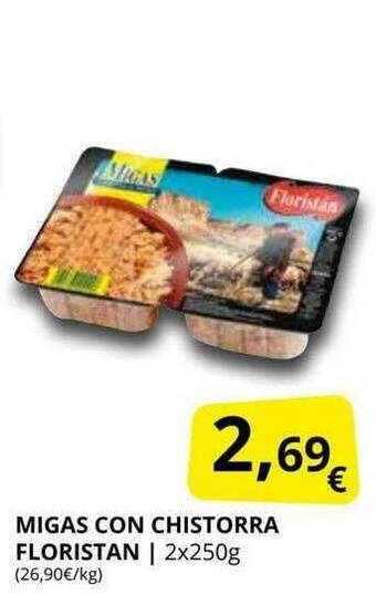Supermercados MAS Migas Con Chistorra Floristan oferta
