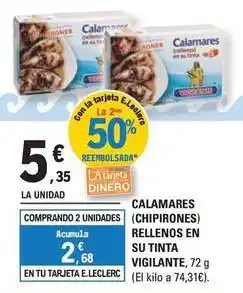 E.Leclerc Vigilante - calamares oferta