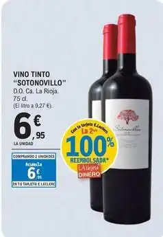 E.Leclerc Sotonovillos - vino tinto oferta