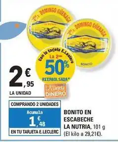 E.Leclerc Domingo - bonito en escabeche oferta