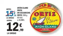 E.Leclerc Ortiz - atun claro frito en escabeche oferta
