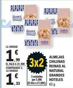 E.Leclerc Hoteles meliá - almelas chilenas reinas al natural grandes oferta