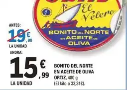 E.Leclerc Ortiz - bonito del norte en aceite de oliva oferta
