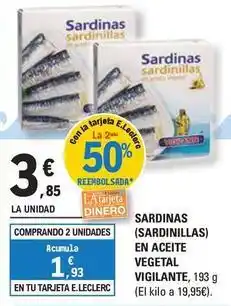 E.Leclerc Vigilante - sardinas oferta