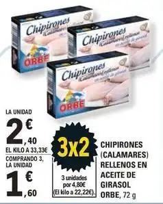 E.Leclerc Orbe - chipirones oferta