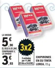 E.Leclerc Loira - chipirones en su tinta oferta