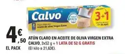 E.Leclerc Calvo - atun claro en aceite de oliva virgen extra oferta