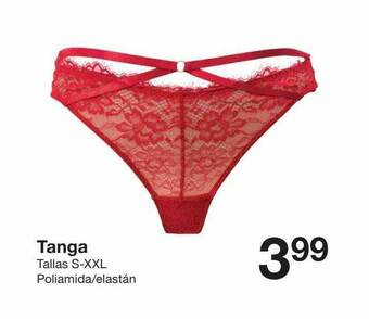 Zeeman Tanga Tallas S-xxl oferta