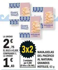 E.Leclerc Navajuelas del pacifico al natural grandes oferta