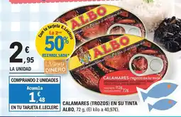 E.Leclerc Albo - calamares en su tinta oferta