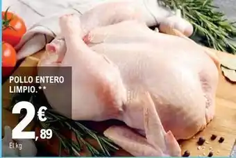 E.Leclerc Pollo entero limpio oferta