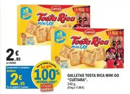 E.Leclerc Cuétara - galletas tosta rica mini go oferta