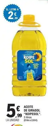 E.Leclerc Koipesol - aceite de girasol oferta