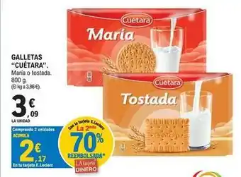 E.Leclerc Cuétara - galletas oferta