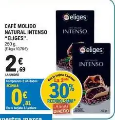 E.Leclerc Ifa eliges - café molido natural intenso oferta