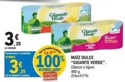 E.Leclerc Gigante verde - maíz dulce oferta