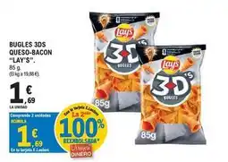 E.Leclerc Lay's - bugles 3ds queso-bacon oferta
