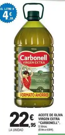 E.Leclerc Carbonell - aceite de oliva virgen extra oferta