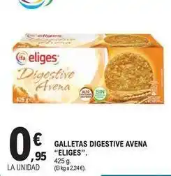 E.Leclerc Ifa eliges - galletas digestive avena oferta