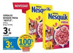 E.Leclerc Nestlé - cereales nesquik fresa oferta