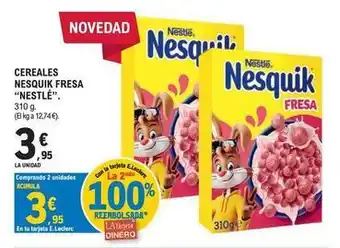 E.Leclerc Nestlé - cereales nesquik fresa oferta