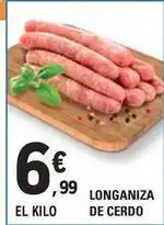 E.Leclerc Longaniza de cerdo oferta