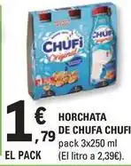 E.Leclerc Chufi - horchata de chufa oferta