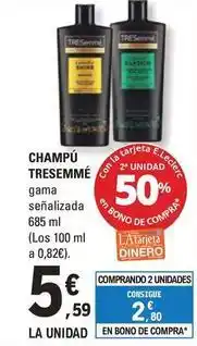E.Leclerc Tresemmé - champú oferta