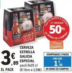 E.Leclerc Estrella galicia - cerveza especial oferta