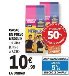 E.Leclerc Nesquik - cacao en polvo oferta