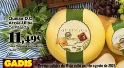 Gadis Queinaga - queixo d.o. arzúa-ulloa oferta