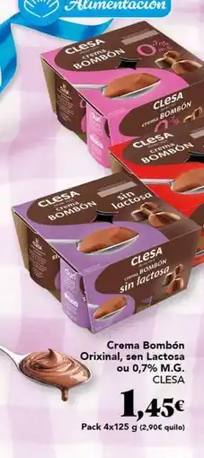 Gadis Clesa - crema bombon original, 500 lactosa ou 0,7 % m.g oferta