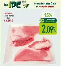 Masymas Secretísima - cerdo blanco oferta