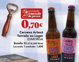 Gadis Esmorga - cervexa artesa torrada ou lager oferta