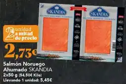 Gadis Skandia - salmon noruego ahumado oferta