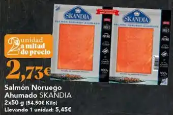 Gadis Skandia - salmon noruego ahumado oferta